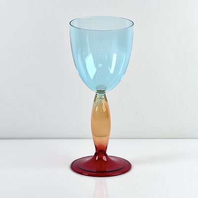 Jakość Hand-Blown Gradient Color Borosilicate Wine Glasses, Multi-Color Artistic Stem Goblets for Wine, Cocktail, Home Bar & Party Decor fabryka