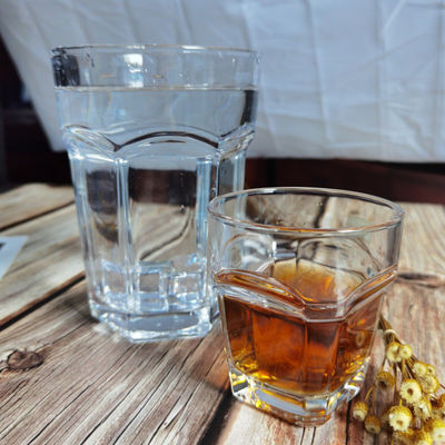 jakość Transparent Square Bottom 10 Oz Whiskey Glasses For Home fabryka