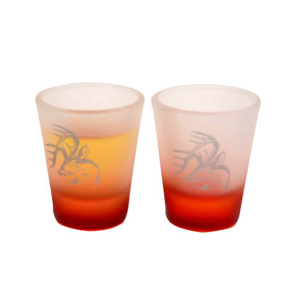 jakość 2oz Tinting Color Frozen Matte Unique Shot Glasses fabryka