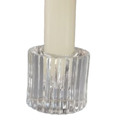 jakość Crystal Embossed Mini Candle Stand for special event fabryka