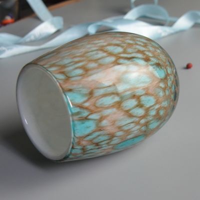 jakość Turquoise Solid Color Votive Glass Candle Holders fabryka