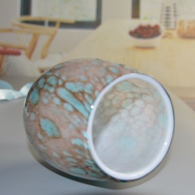 jakość Turquoise Solid Color Votive Glass Candle Holders fabryka