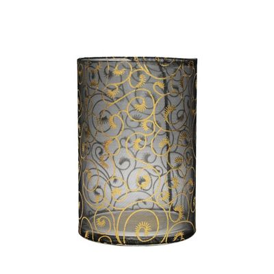 jakość Decorative Handmade Silk Sleeve Coat Cylinder Candle Holders fabryka