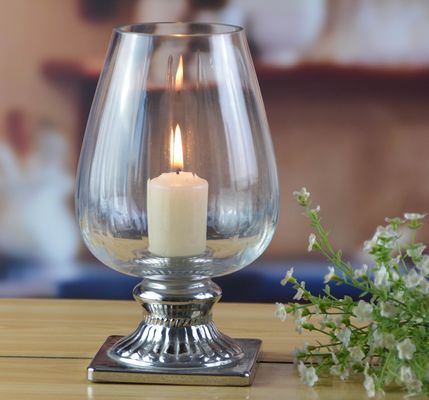 jakość Handmade Ancient Pillar Candle Holders With Silver Foot fabryka