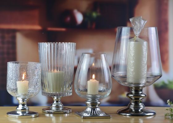 jakość Handmade Ancient Pillar Candle Holders With Silver Foot fabryka