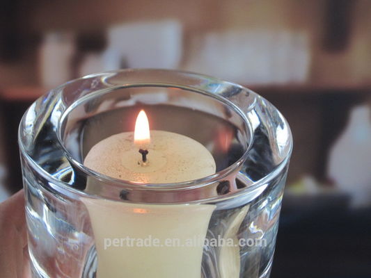 jakość Thick Wall Glass Cylinder Candle Holders For Table Decoration fabryka