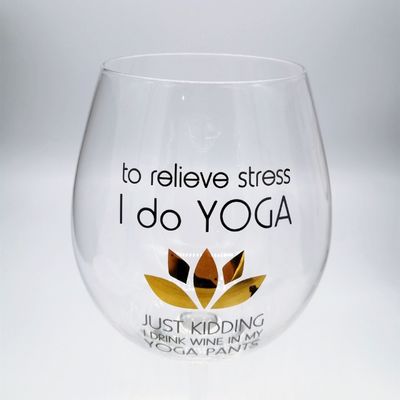 jakość Mouthblown Large Size 750ml Stemed Crystal Wine Glasses , Crystal Red Wine Glasses fabryka