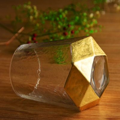 jakość Customize Stemless Gold Foil Decorated Crystal Wine Glass fabryka