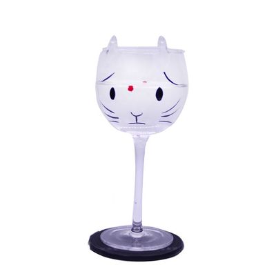 jakość Cat Shaped 400ml Crystal Balloon 14 Oz Wine Glasses fabryka