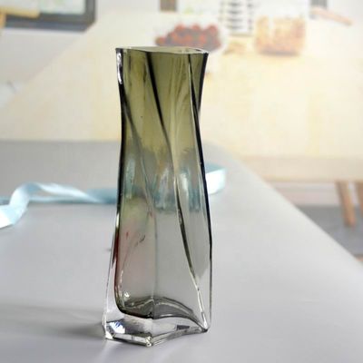 jakość 3 Size Warped Grey Color Tall Centerpiece Vases fabryka