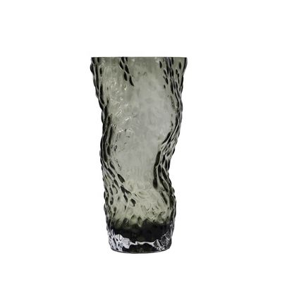 jakość Tree Stump Shaped Customize Color Decorative Glass Vase fabryka