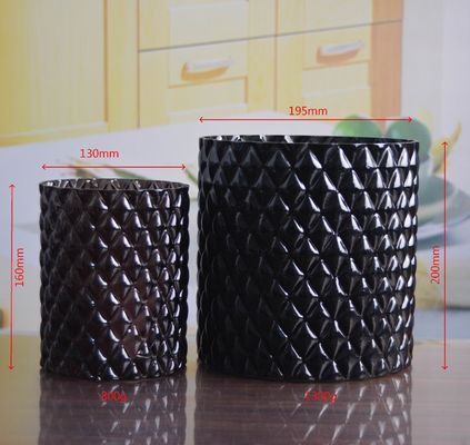 jakość Emobossed Decorative Glass Vase fabryka