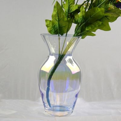 jakość Customize Irridescent Decorative Glass Vase For Home fabryka
