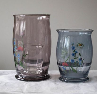 jakość Classic Antique Colored Glass 12 Inch Glass Vase fabryka