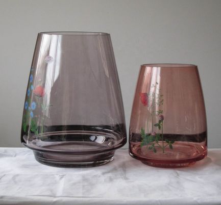 jakość Handblown Vintage Tall Crystal Vases For Centerpieces fabryka