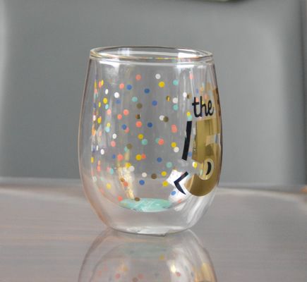 jakość High Borosilicate Double Wall Handmade Whiskey Glass fabryka