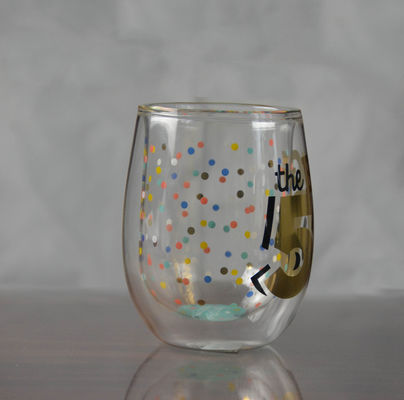 jakość High Borosilicate Double Wall Handmade Whiskey Glass fabryka