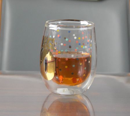 jakość High Borosilicate Double Wall Handmade Whiskey Glass fabryka