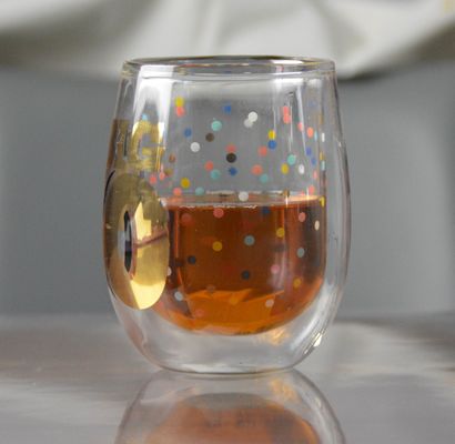 jakość High Borosilicate Double Wall Handmade Whiskey Glass fabryka