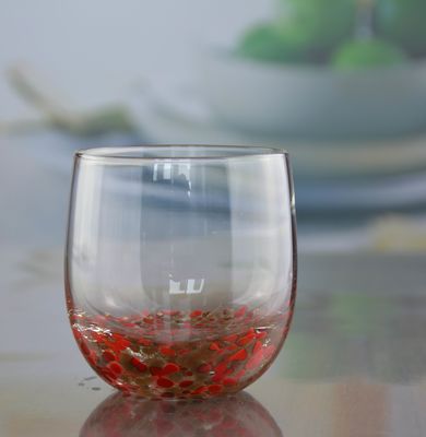 jakość Gold Stone Bottom Glass SGS 300ml Handmade Whiskey Glass fabryka