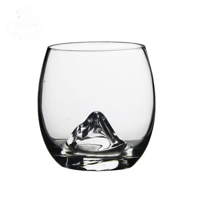 jakość Lead Free Crystal Ice Hill Bottom Handmade Whiskey Glass fabryka