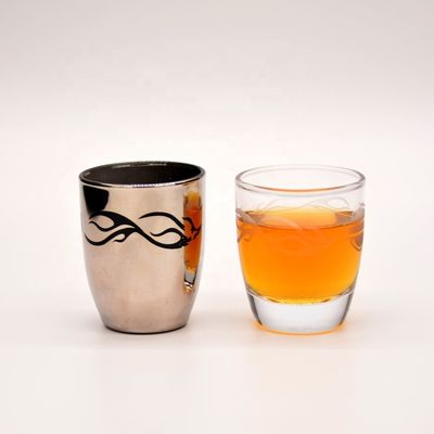 jakość Platinum 50ml Unique Shot Glasses With Branded Decal Logo fabryka