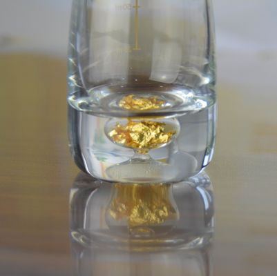 jakość Gold Foil Bottom Shot Glass Set fabryka