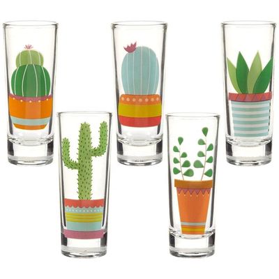 jakość Colorful Print Unique Shot Glasses For Tequila Fiesta fabryka