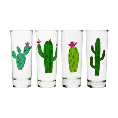 jakość Colorful Print Unique Shot Glasses For Tequila Fiesta fabryka