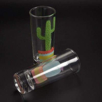 jakość Colorful Print Unique Shot Glasses For Tequila Fiesta fabryka