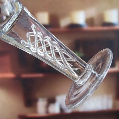 jakość Handmade Decorative Twisted DNA Stem Custom Shot Glasses fabryka