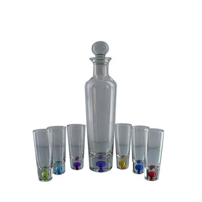 jakość Round Shape 6 Color Unique Shot Glass Set For Vodka fabryka