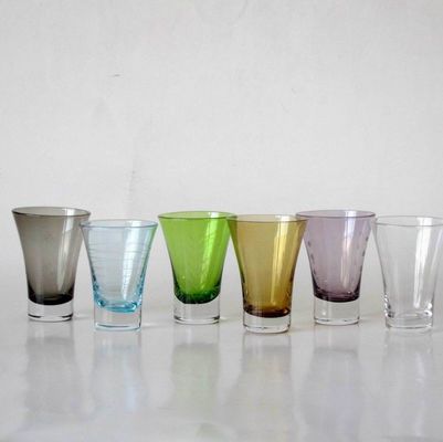 jakość 2oz Six Color CIQ Unique Shot Glasses For Liqour Promotion fabryka