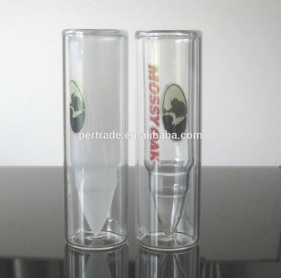 jakość Bullet Shaped Double Wall 45ml Unique Shot Glasses fabryka