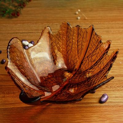 jakość Maple Leaf Unique Decorative Charger Plates For Snack fabryka