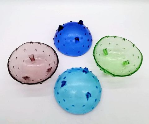 jakość Unique 3 Feet Glass Charger Plates For Fruit And Dessert fabryka