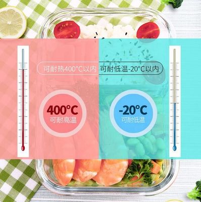 jakość Borosilicate Pressed Glass Lunch Boxes With Locking Lids fabryka