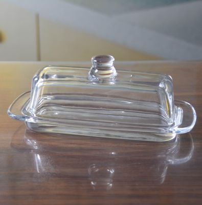 jakość Rectangle Cake Glass Charger Plates With Cover fabryka
