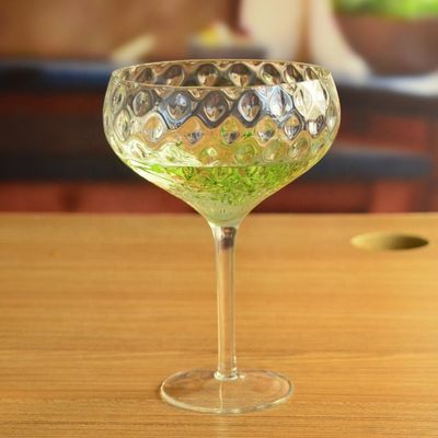 jakość Optical Pineapple Shape Giant Crystal Cocktail Glasses fabryka