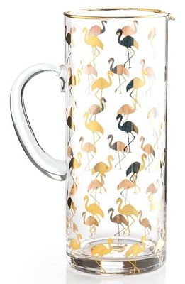 jakość Golden Flamingo Printed Crystal Highball Glasses For Restaurant fabryka