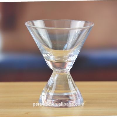jakość 80ml Heavy Duty Cone Stem Vintage Crystal Martini Glasses fabryka