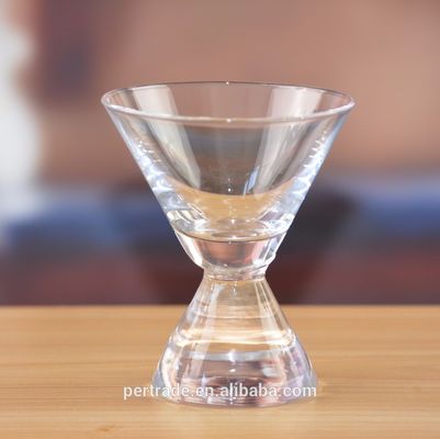 jakość 80ml Heavy Duty Cone Stem Vintage Crystal Martini Glasses fabryka