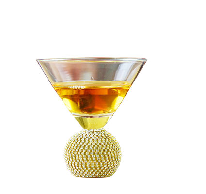jakość Golden Bottom Crystal Cocktail Glasses fabryka