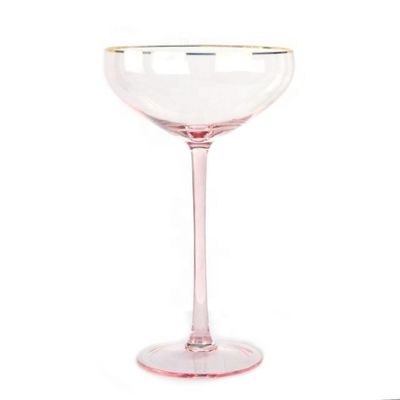 jakość Pink Crystal Cocktail Glasses fabryka