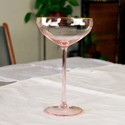 jakość Pink Crystal Cocktail Glasses fabryka