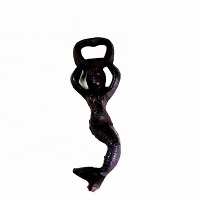 jakość Customized Mermaid Cast Iron Wine Bottle Opener For Bar fabryka
