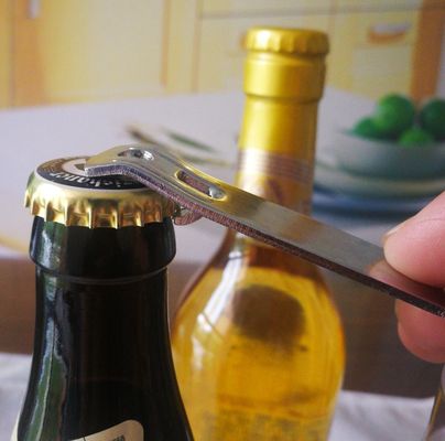 jakość Embossed Brands Logo Vintage Stainless Steel Bottle Opener fabryka