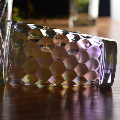 jakość Iridescent Honeycomb Tumbler Drinking Glasses For Bar fabryka