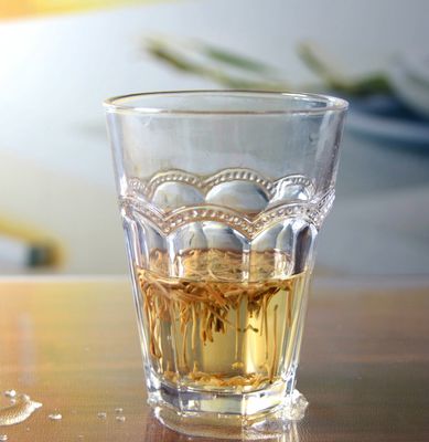 jakość Stemless Embossed Multiple Tangent 10 Oz Glass Tumbler fabryka