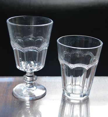 jakość Stemless Embossed Multiple Tangent 10 Oz Glass Tumbler fabryka